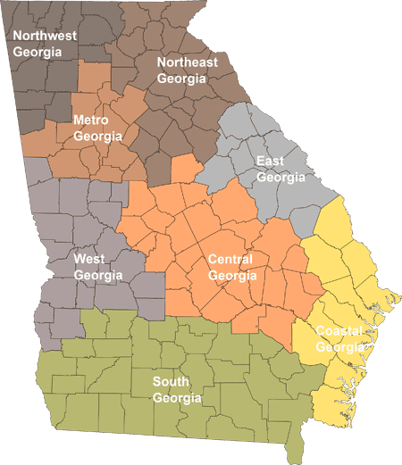 Georgia Virtual History Map